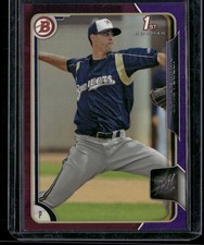 2015 Bowman #BP39 Jorge Lopez Prospects Purple #/250