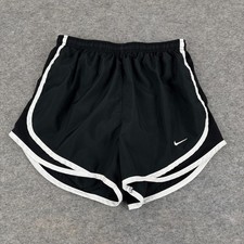 Nike Dri Fit Tempo Running Shorts 3" Lined Polyester Black Womens Small S