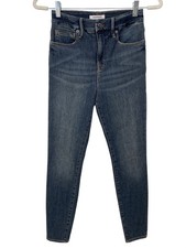 Good American Good Waist Skinny Jean Size 2/26 High Rise Distressed Back Pockets