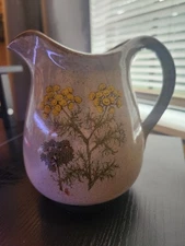 Vintage Takahashi San Francisco Speckled Floral Pitcher