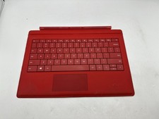 Microsoft Model 1644 Type Cover for Surface Pro 3 Red Keyboard FREE S/H