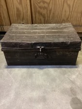 Restoration Hardware MetalSteamer Trunk 28&rdquo; x 17&rdquo;x 12&rdquo;