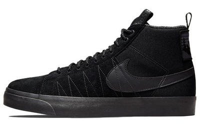 Nike SB Blazer Mid Premium Acclimate Pack   Triple Black - DC8903-002 Size