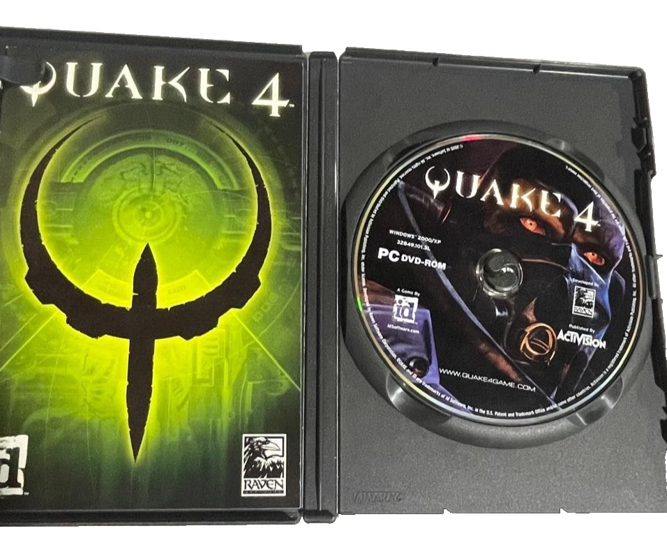 Quake 4 PC DVD-ROM 2005 id Software Raven FPS Shooter Game EU Version Rare Colle - Image 3 of 4