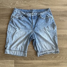 Gloria Vanderbilt Denim Jeans Capri Pants Blue Women  s 16