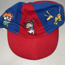 Vintage Rugrats Cartoon Nickelodeon Strapback Hat Embroidered Cartoon