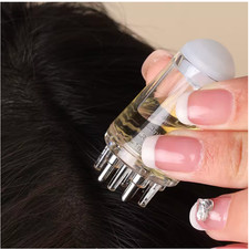 Mini 5-Needle Scalp Massager Comb   Hair Growth  Essential Oil Applicator