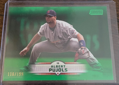 2025 Topps Stadium Club Albert Pujols Green #118/199 Cardinals | eBay