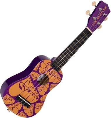 JHS Instruments The Beatles Ukulele: Rubber Soul DesignNylon-Strung Soprano...