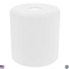 Frosted Glass Lamp Shade : Pendant Light Shade White Cylinder Light Cover