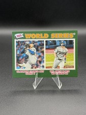 2026 Topps Heritage 2025 World Series Game 6 #312 Dark Green Border Dodgers Jays