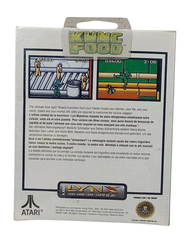 Kung Food - Atari Lynx - Boxed - Brand New & Sealed - Image 2 of 4