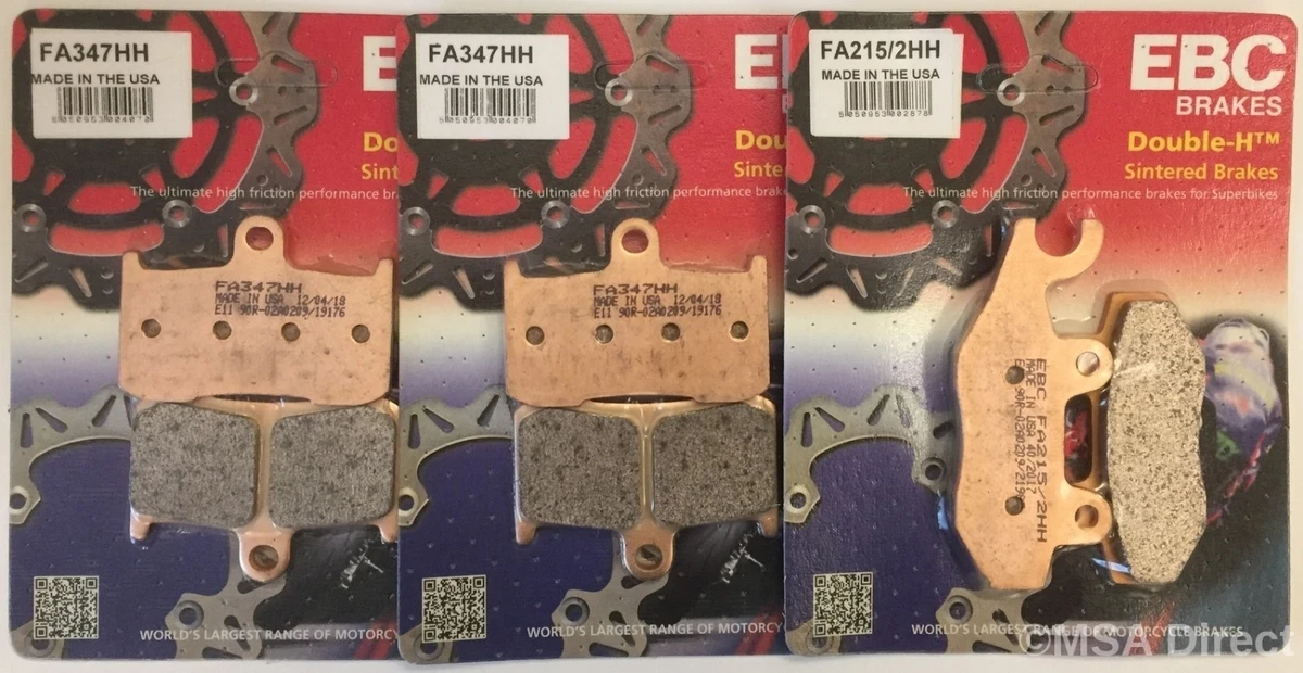Fits: Triumph Tiger 900 1992-1998 Pair of EBC HH Rear Brake Pads FA215