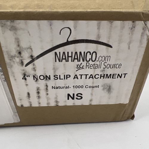 1000 ct NAHANCO Rubber Non Slip Grip Attachment for Hangers Athletic Clothing - Picture 6 of 9