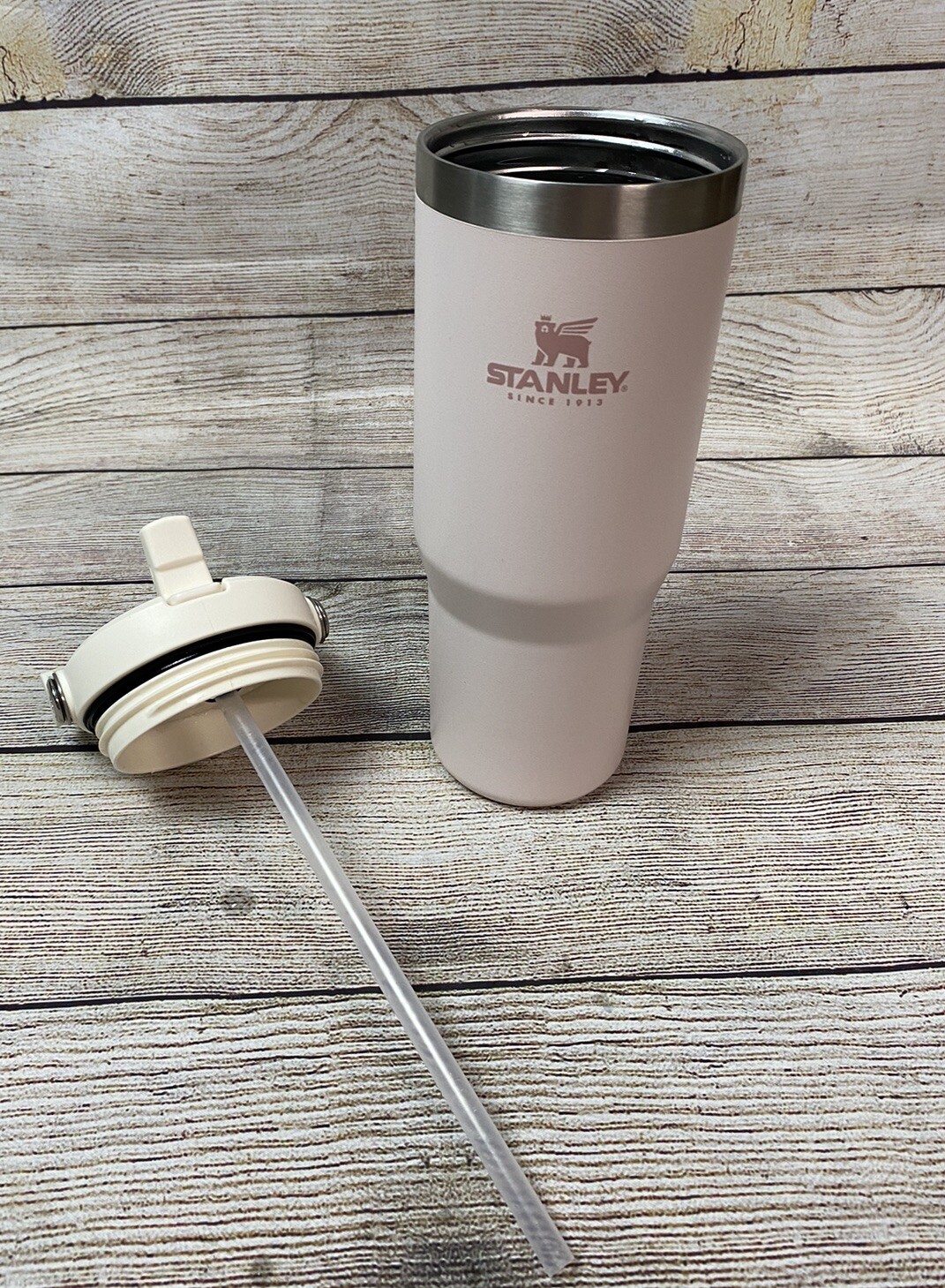 STANLEY IceFlow Stainless Tumbler Straw Reusable Cup Straw Leak Resistant Flip