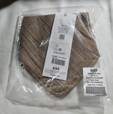 Bibs Bandana Bib 26x26cm - Color: Dark Oak