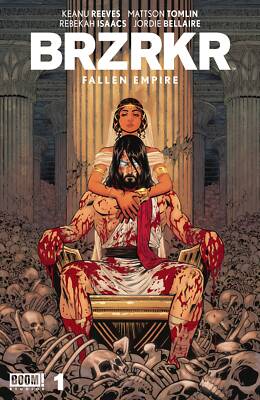 BRZRKR FALLEN EMPIRE VARIANT CVR C FOIL VARIANT ISAACS BOOM! STUDIOS