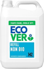 Ecover Non Bio Laundry Detergent 5L Refill 142 Washes Lavender & Sandalwood 6.77 per litre