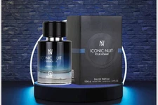 Iconic Nuit Pour Homme Grandeur Cerulean for Mens Spray 3.4 fl.oz/ 100 ml EDP
