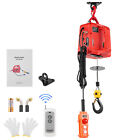 Creworks 3-in-1 Portable Electric Hoist Winch 1100 lb with Wired Wireless Remote