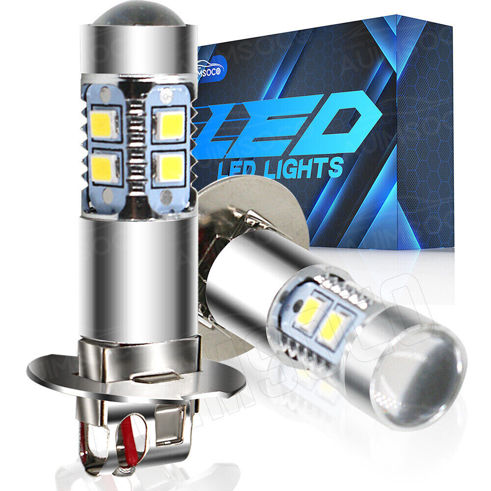 Combo H3 LED Headlight 100W 10000LM Fog Light Bulb 6500K White Driving DRL Lamp