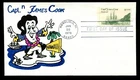 US STAMPS SCOTT 1733 CAPTAIN COOK HAND PAINTED FDC FIRST DAY COVER BY ELLIS 1978