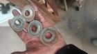 <!--F#f_0-->HOLDEN DOOR HANDLE WASHERS FE FC FB EK EJ EH HD HR METAL set x4 winder shims<!--F/-->