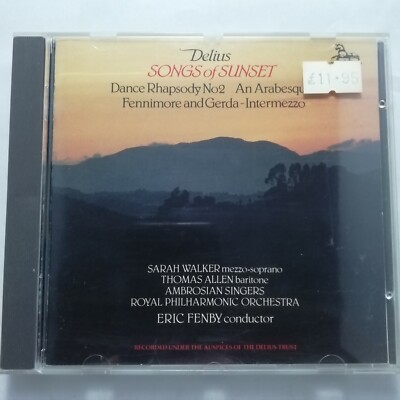 Delius: Songs of Sunset etc. / Walker / Fenby / Unicorn-Kanchana CD DKP(CD)9063