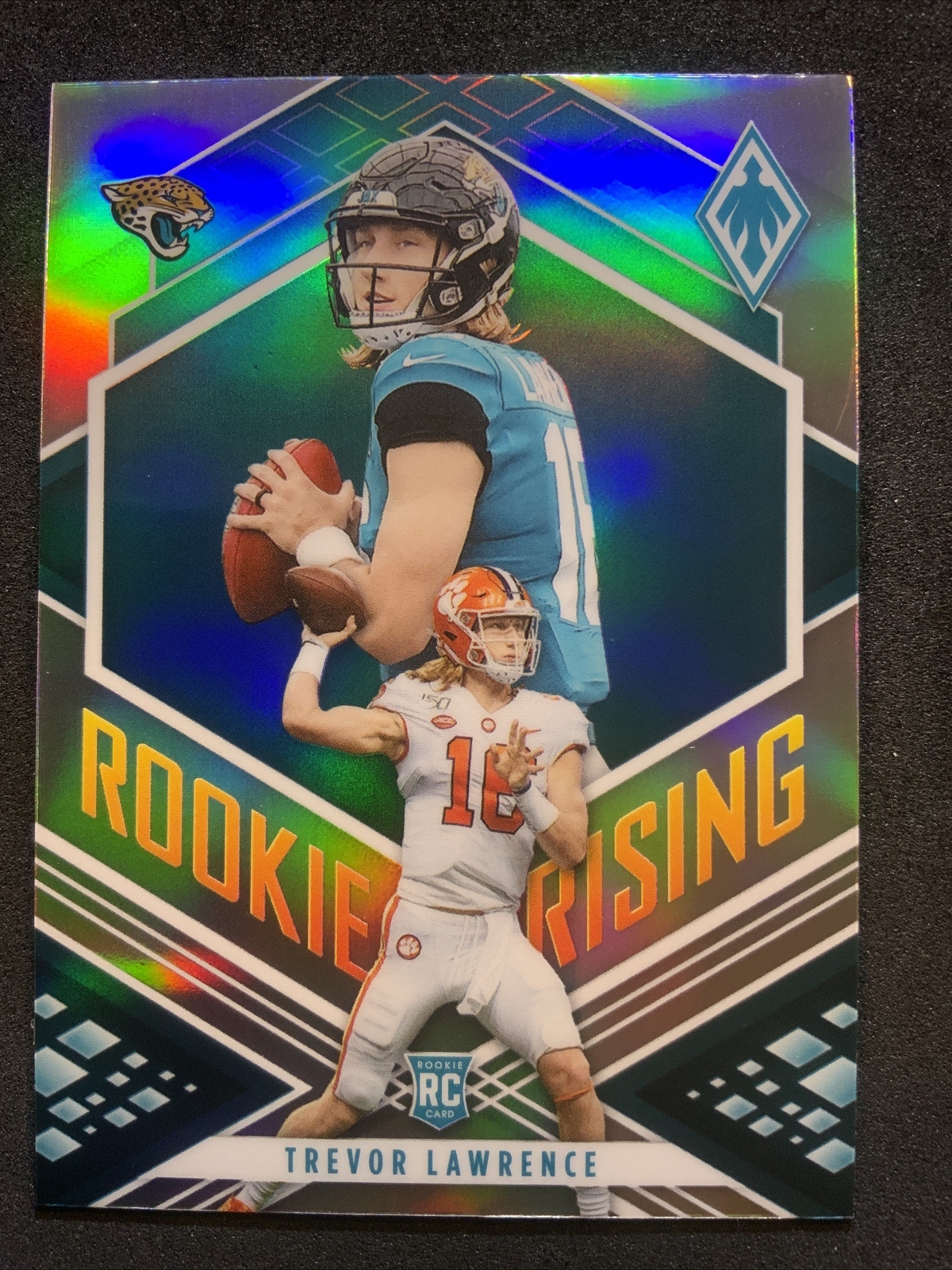 2021 Phoenix Trevor Lawrence Rookie Rising RC Silver Prizm #RIS-1 Jaguars