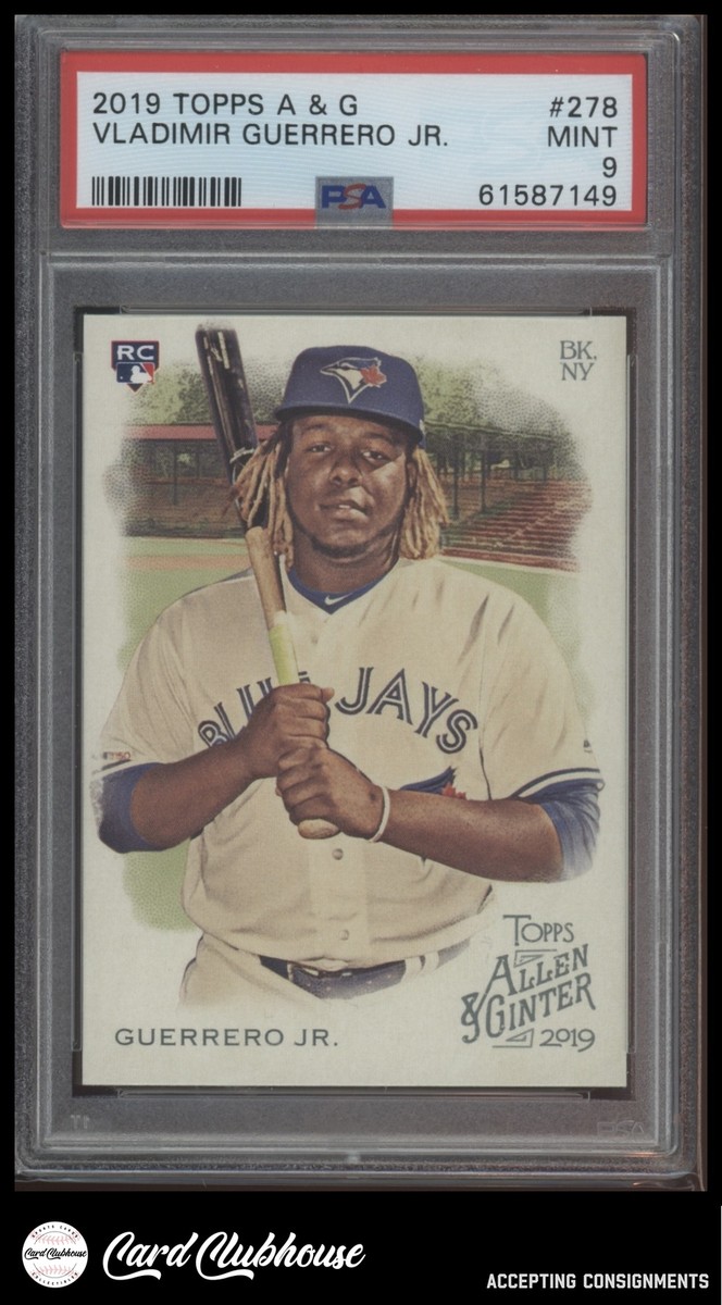 その他 Guerrero jr. rc auto topps psa9 Vladimir Guerrero Jr. Autographed 2019 Topps Complete Set