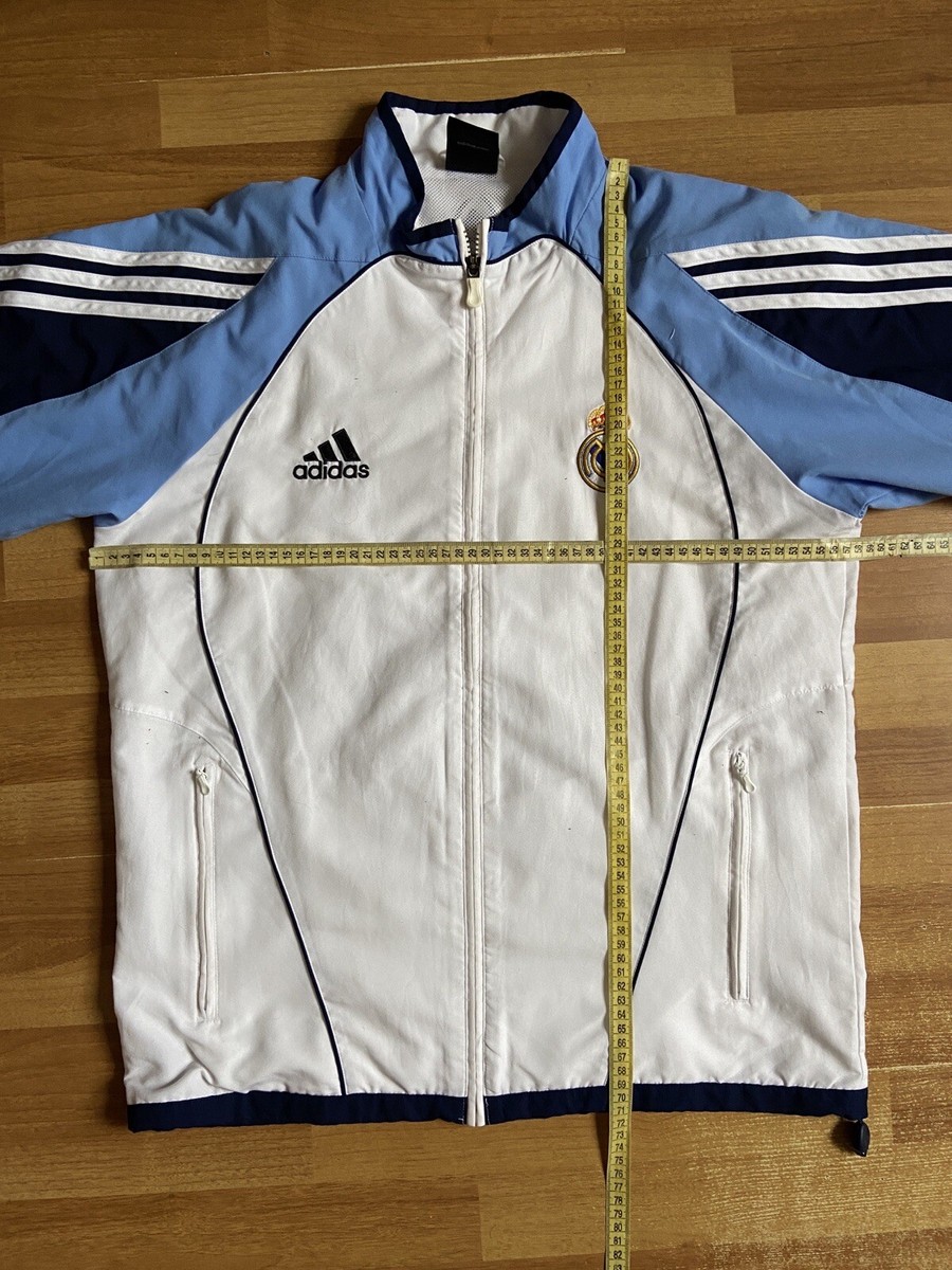REAL MADRID 2005 2006 FOOTBALL SOCCER TRACK JACKET ADIDAS REAL MADRID 2005 2006 FOOTBALL SOCCER TRACK JACKET ADIDAS