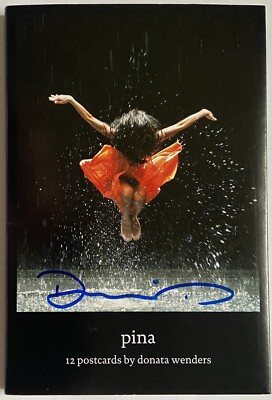 Donata Wenders 2x signiert Kunst Karte Unterschrift Autogramm signed Pina Wim