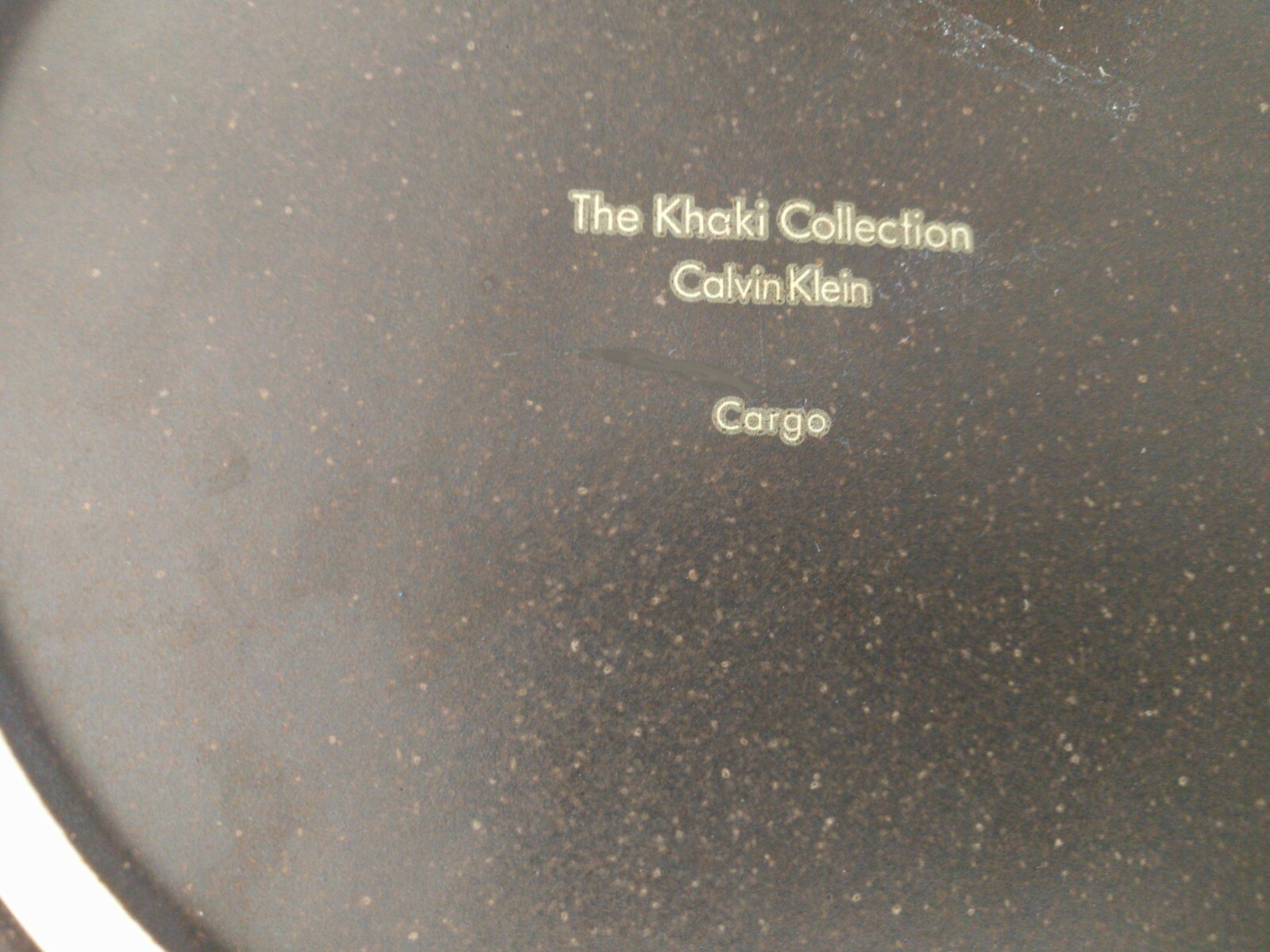 CALVIN KLEIN SWID POWELL THE KHAKI COLLECTION CARGO RAISIN DINNER PLATE ...