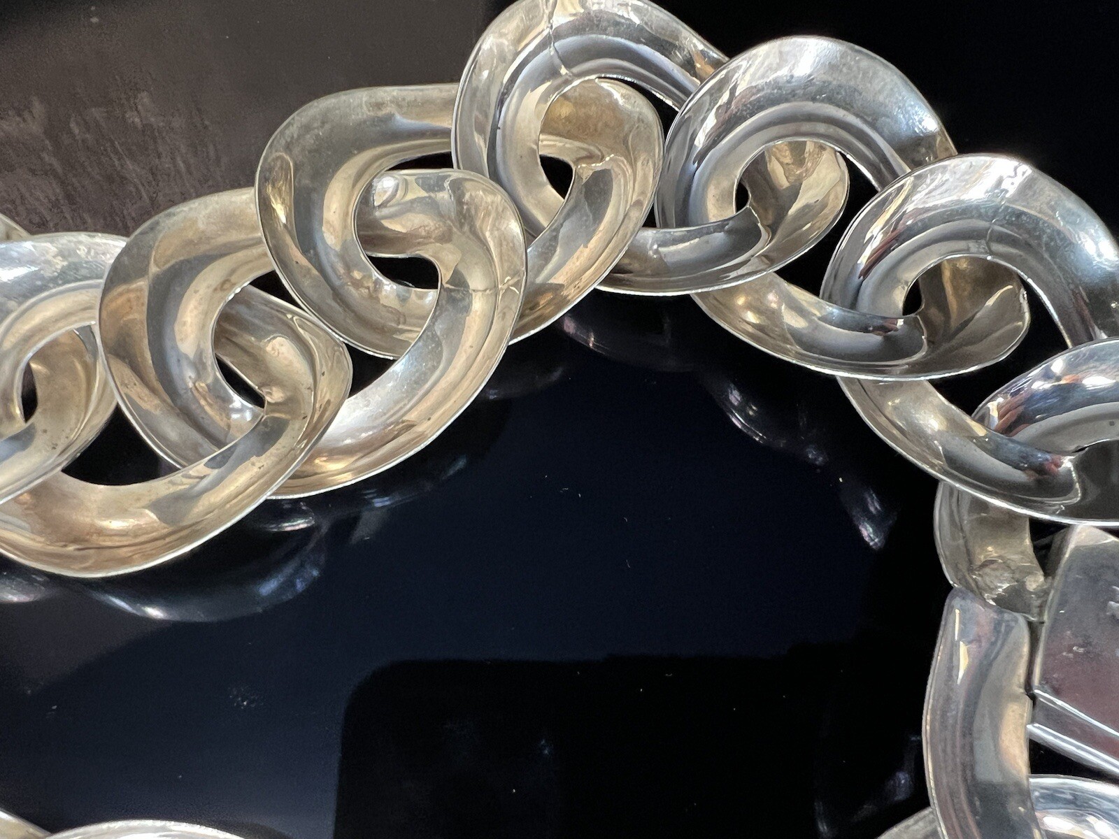 159gr Vintage Solid Sterling Silver Oversize Miam… - image 13