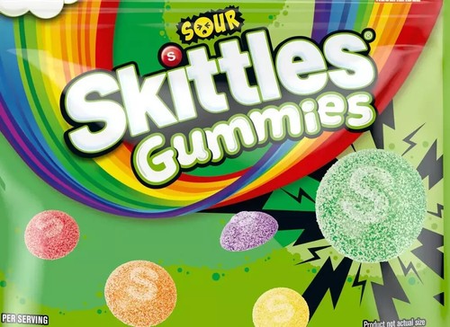 Caramelos Sour Skittles Gummies 4 lb caramelos a granel gomosos ENVÍO GRATUITO 48 ESTADOS - Imagen 5 de 6