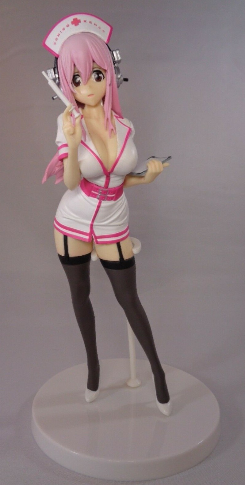 Super Sonico Figure White Pink Nurse Ver Special Series Anime 2011 super-sonico-figure-white-pink-nurse-ver-special-series-anime-2011