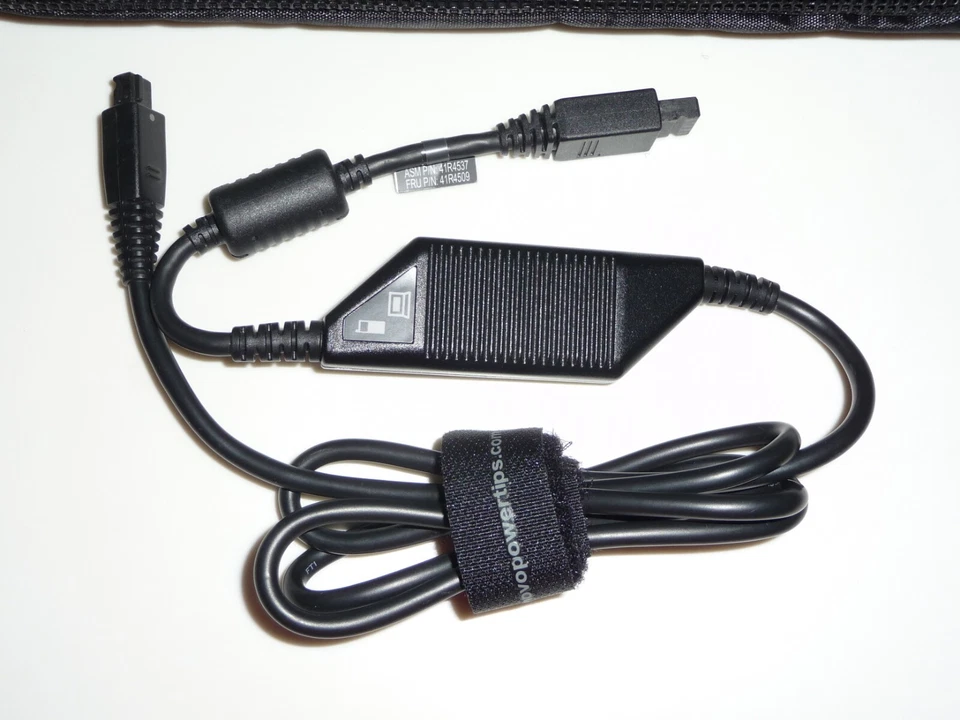 Cable adaptador Lenovo salida CC 90W 41R4537 41R4509 con estuche Foto 2 de 3