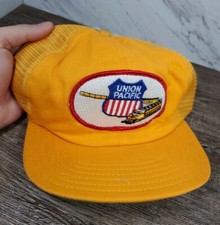 ☆Vintage☆ ~Union Pacific Snapback Hat YELLOW~ ☆ ☆