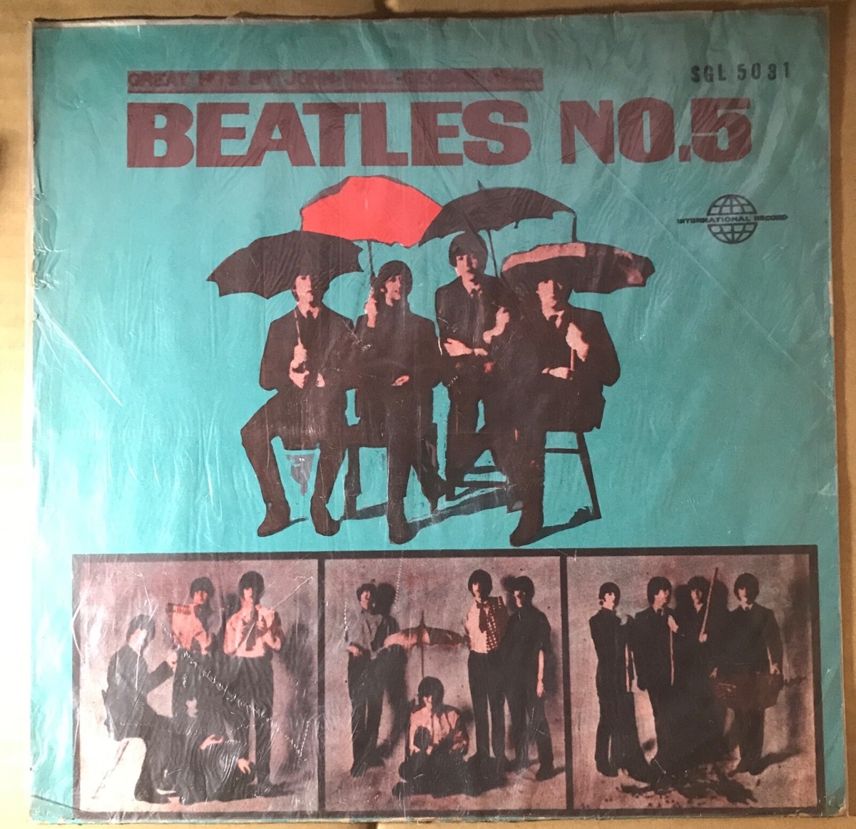 ORANGE VINYL / THE BEATLES NO 5 / TAIWAN | eBay