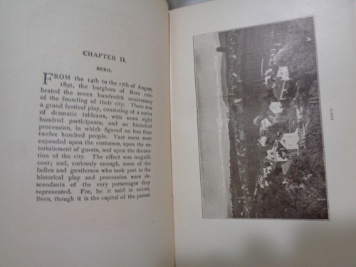 1907 6th printing Romance & Teutonic Switzerland 2 vol Complete Set Travel Lover - Picture 16 of 18