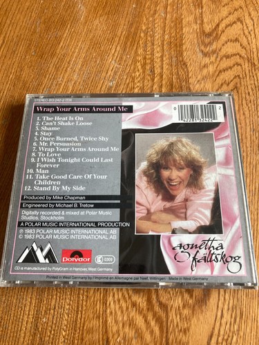 *RARE* POLYDOR RED FACE Agnetha Faltskog ABBA Wrap Your Arms Around Me 1983 - Picture 7 of 8