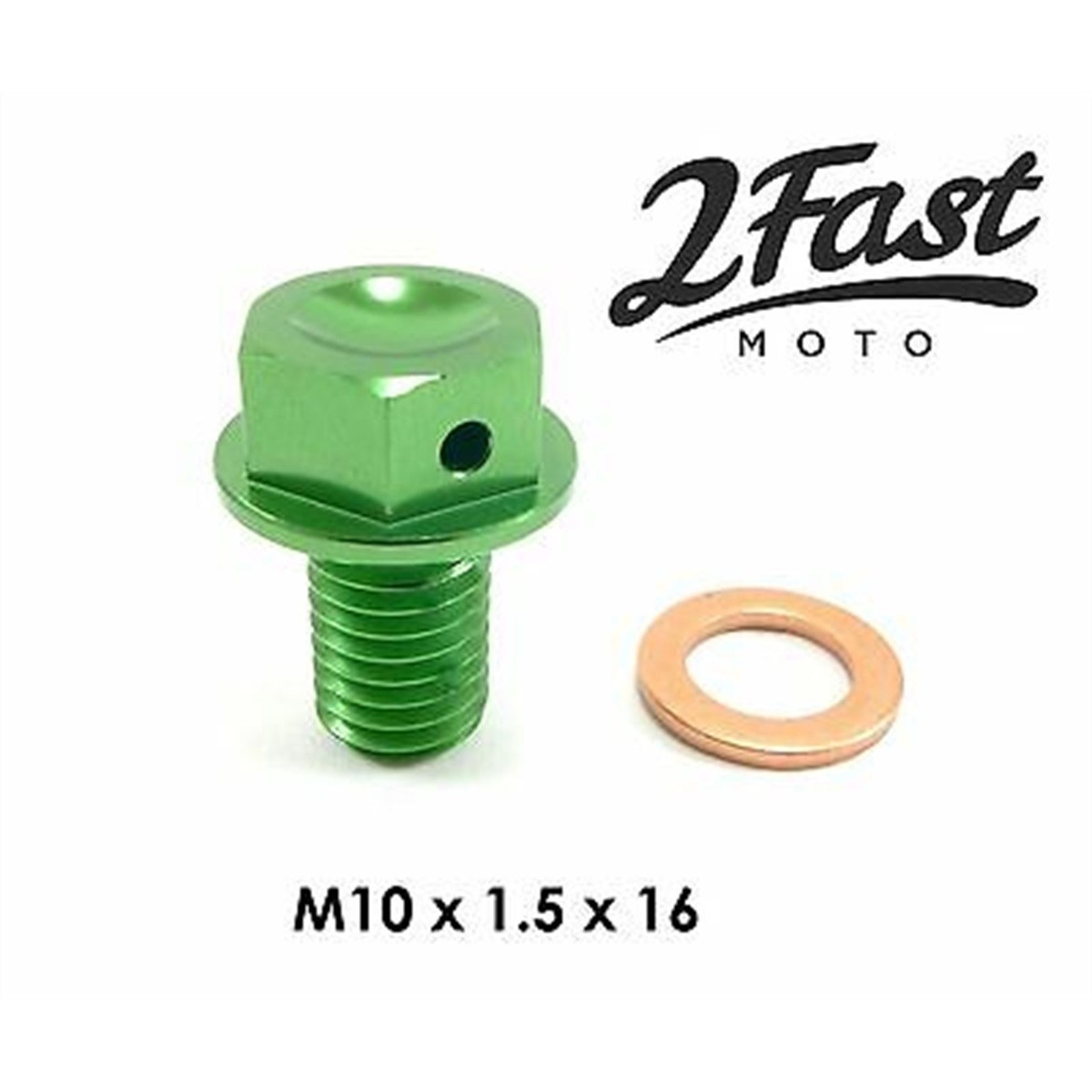 Magnetic Oil Drain Plug M10x1.5 For Kawasaki KX65 85 100 KX125 - Foto 8