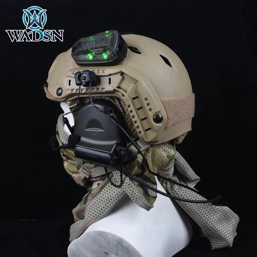 Casco Táctico IR Led Luz Estroboscópica Seguridad Caza Dama Señal de Supervivencia Lámpara - Imagen 6 de 15