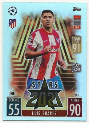 2021-22 UEFA Match Attax Extra STARS OF 2021 Foil ~ YOU PICK ~ Complete Your Set