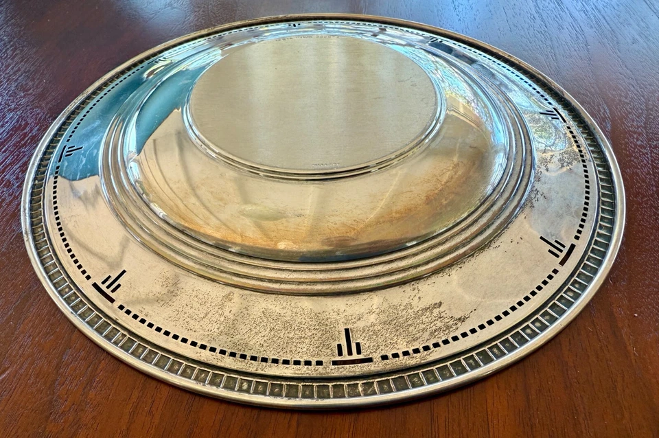 Sterling Silver Art Deco Decorative Plate by Wallace - Image 3 of 4