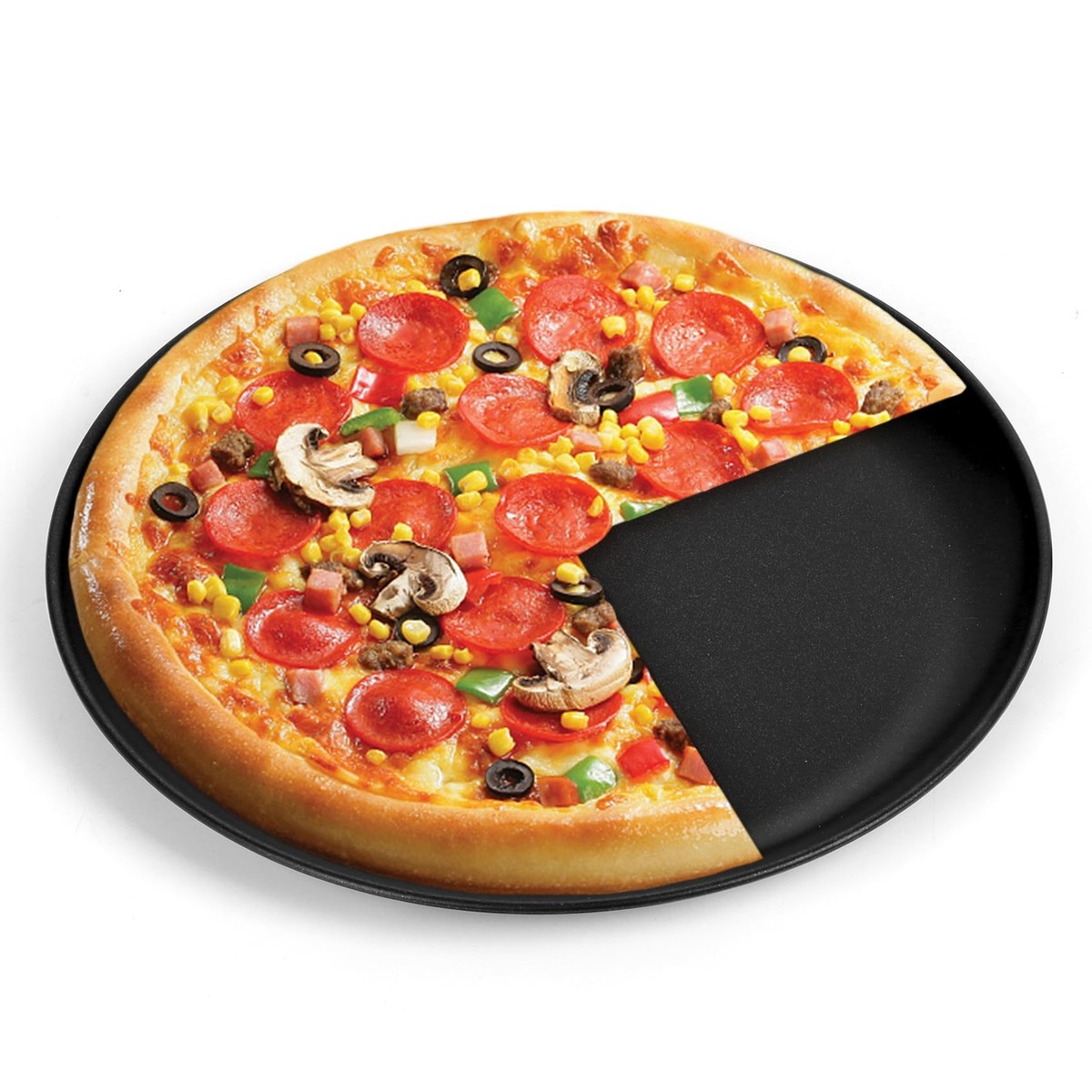12 Inch Non-Stick Round Pizza Pan Deep Dish Baking Tray for