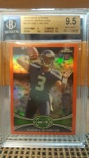 **RUSSELL WILSON** 2012 TOPPS CHROME ORANGE REFRACTOR #40 BGS 9.5 GEM MINT🔥📈