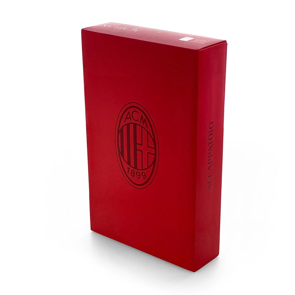 Accappatoio Premium A.C. Milan adulto in microspugna di cotone S M L XL XXL - Immagine 2 di 4