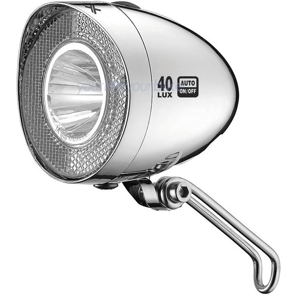 Xlc Led Scheinwerfer 40 Lux Nabendynamo Front Strahler Vorder Licht Seitendynamo-image