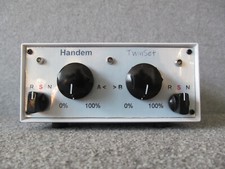 Zweigleisiger Modelleisenbahnregler. Geprüft, komplett montiert.  Inklusive 2a Netzteil.